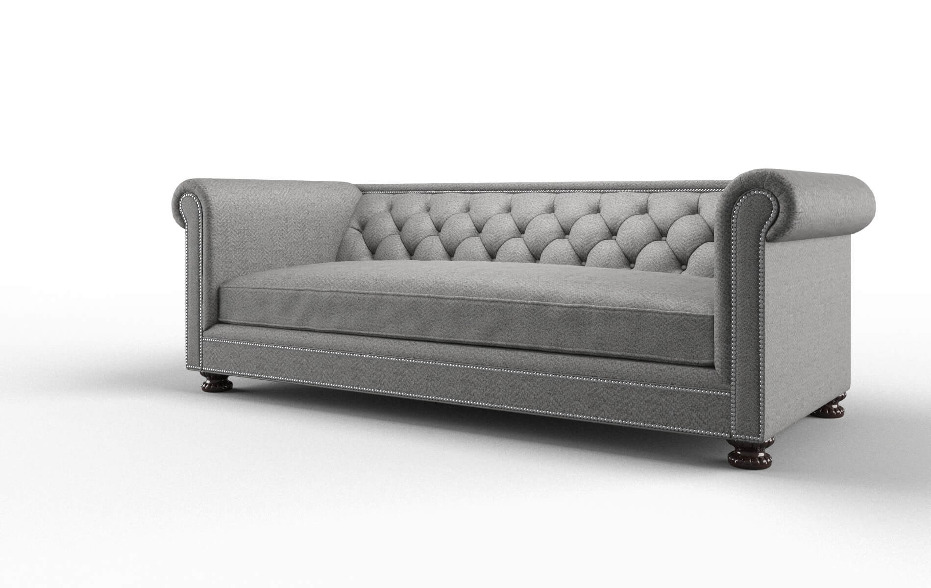 Athens Catalina Steel Sofa espresso legs 4