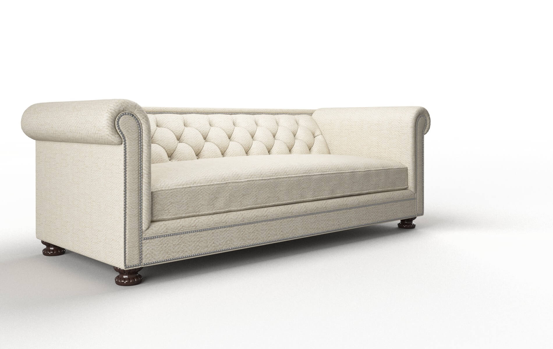 Athens Catalina Wheat Sofa espresso legs 2