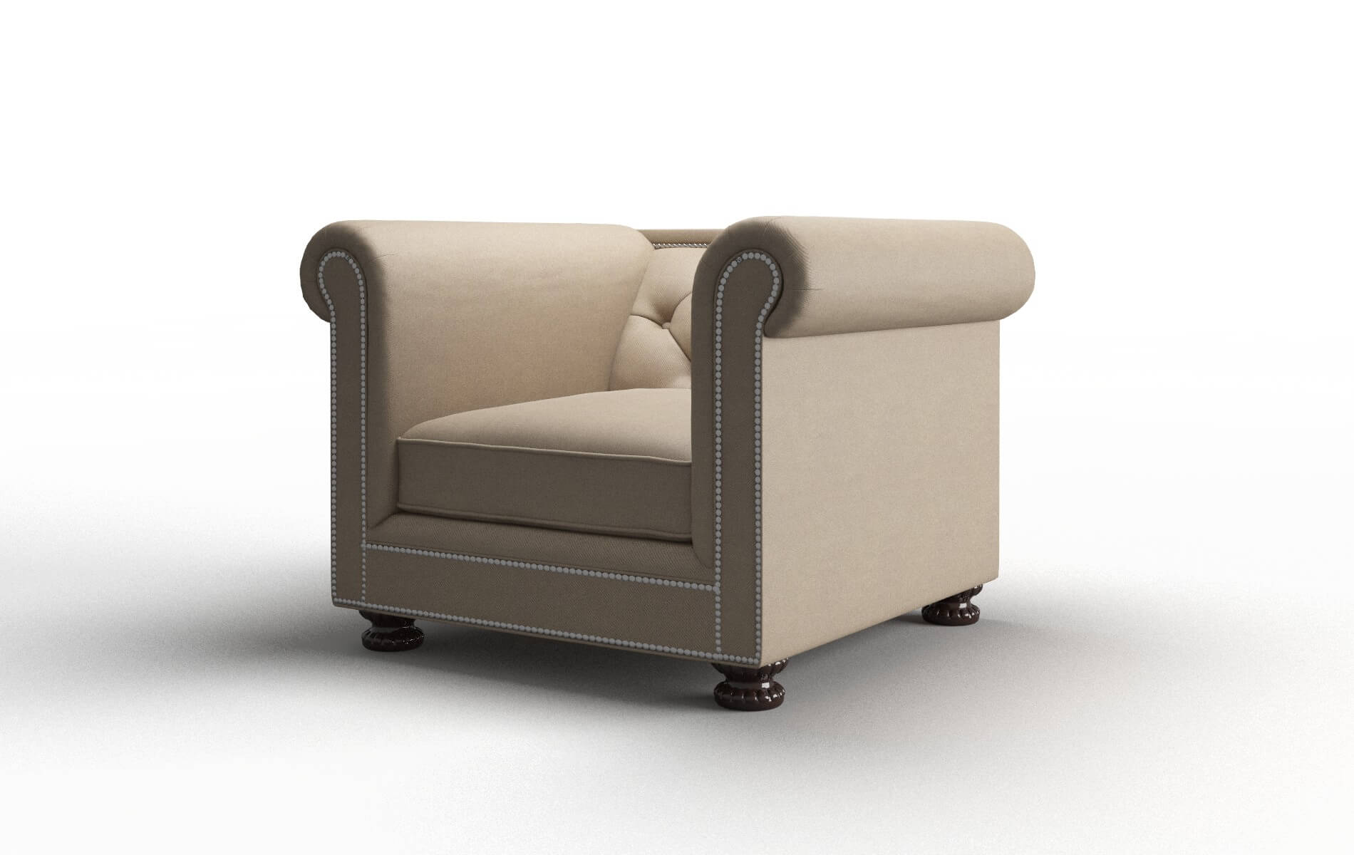 Athens Chance Platinum Chair espresso legs 4