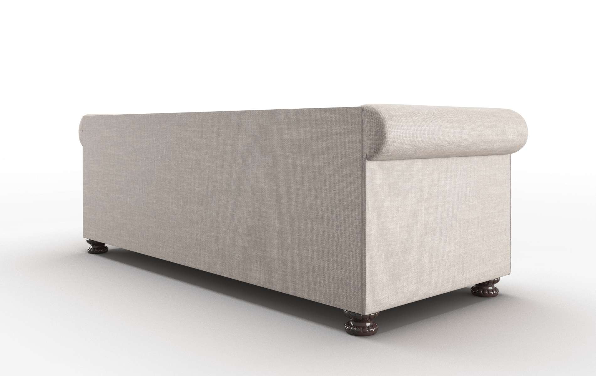Athens Clyde Dolphin Sofa espresso legs 5