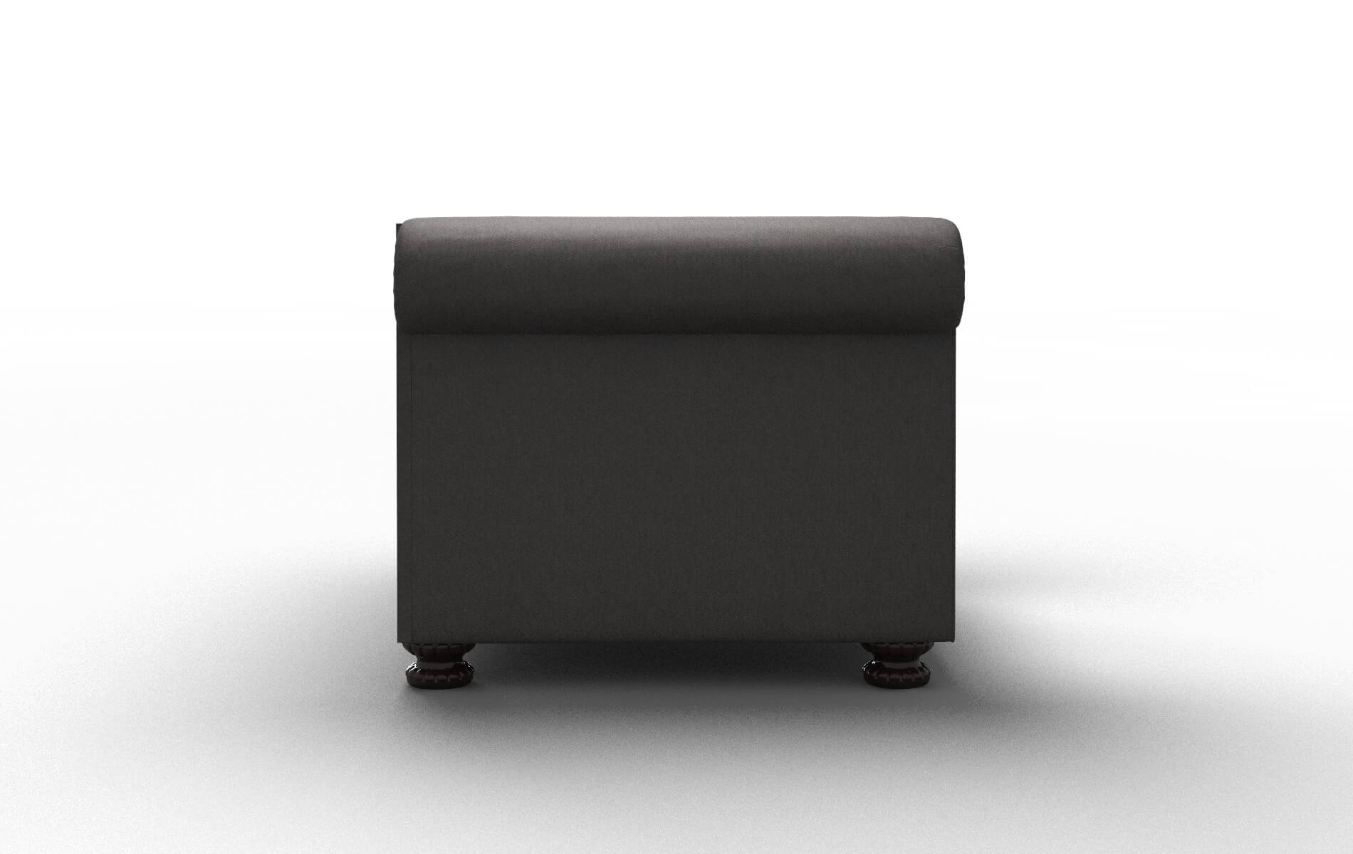 Athens Cosmo Charcoal Chair espresso legs 3