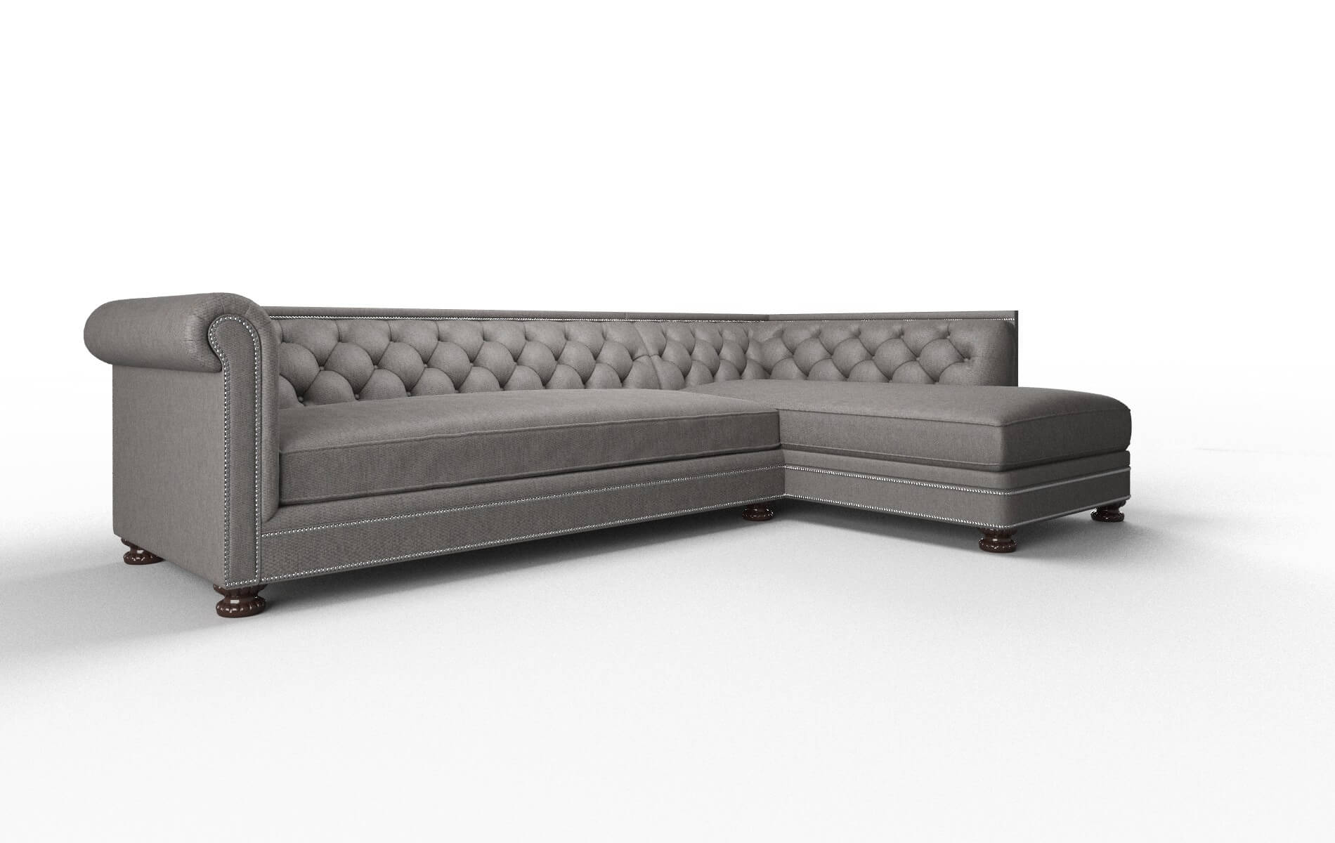 Athens Cosmo Charcoal Panel espresso legs 2