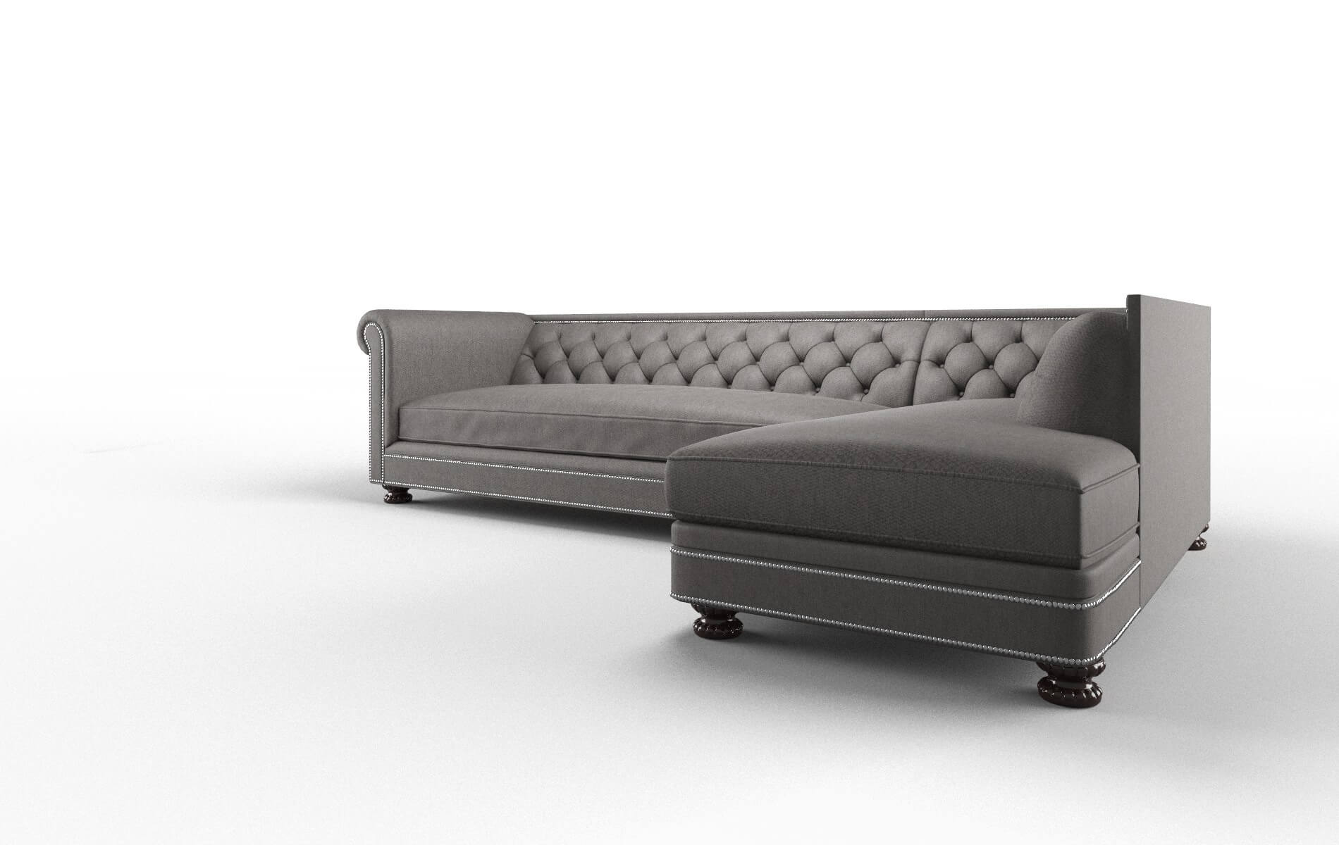 Athens Cosmo Charcoal Panel espresso legs 4