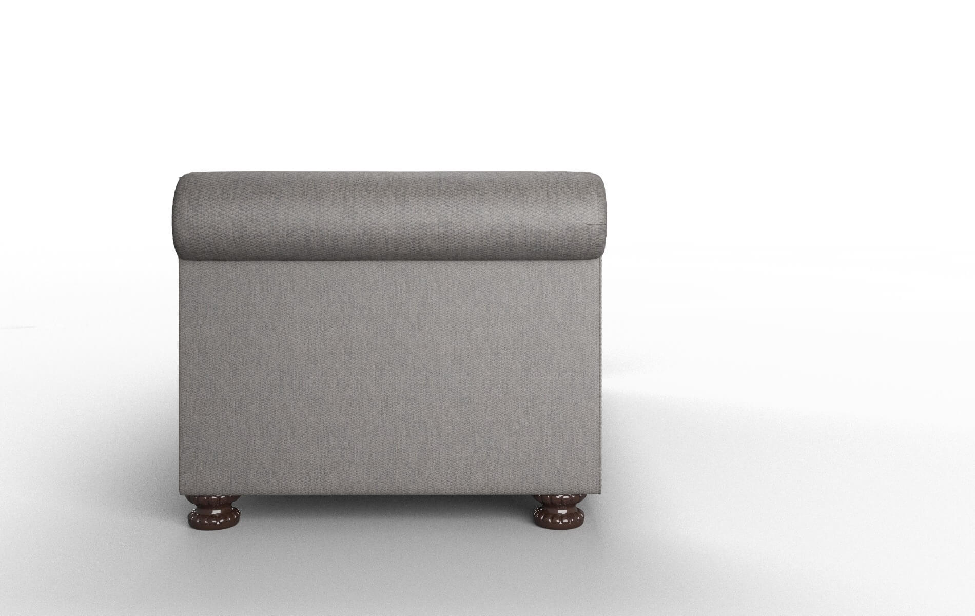 Athens Cosmo Charcoal Sofa espresso legs 3