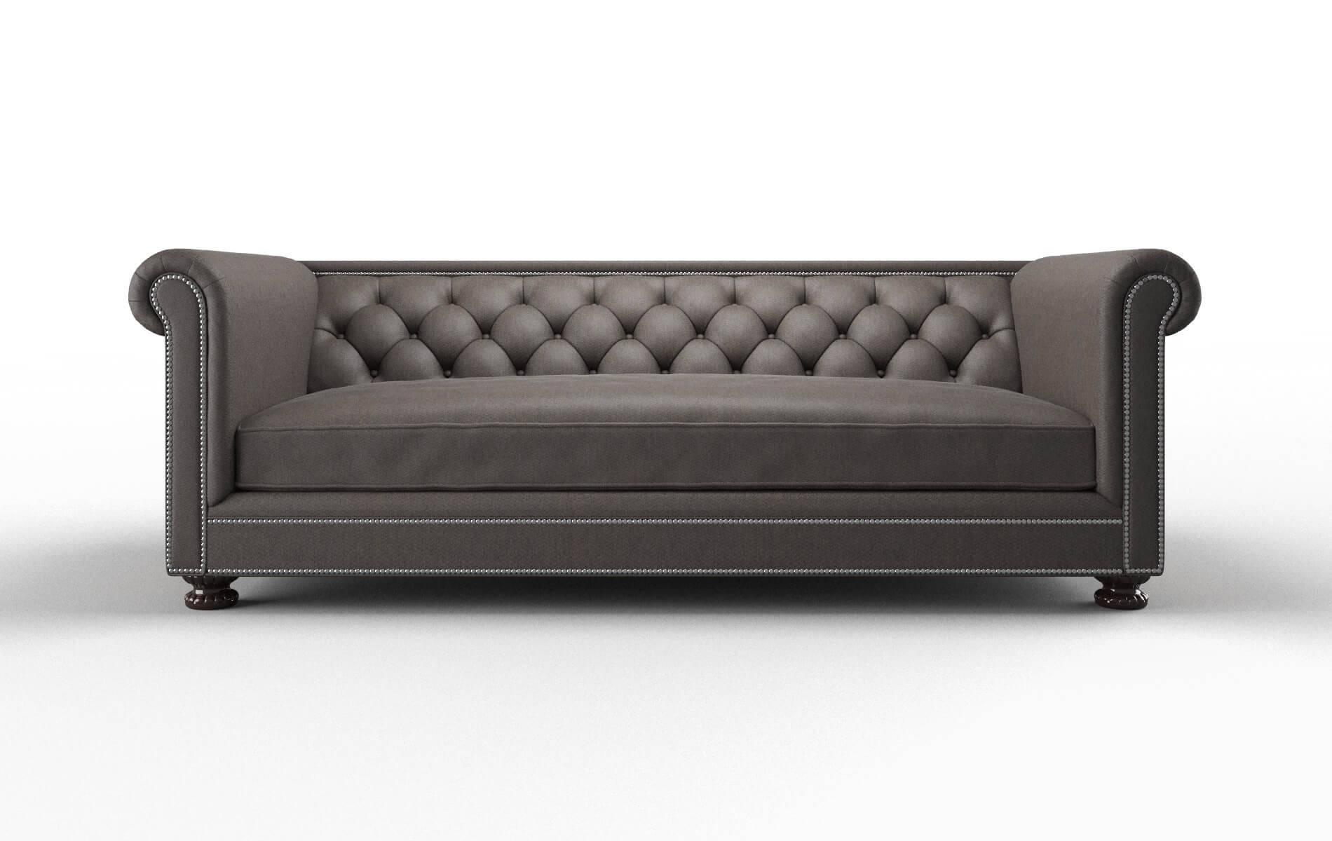Athens Cosmo Chocolate Sofa espresso legs 1