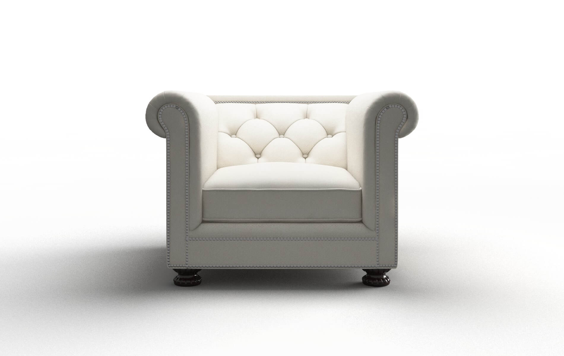Athens Cosmo ivory Chair Espresso Legs  1
