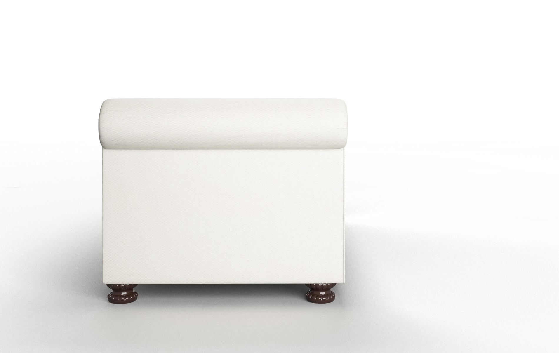 Athens Cosmo Ivory Sofa espresso legs 3