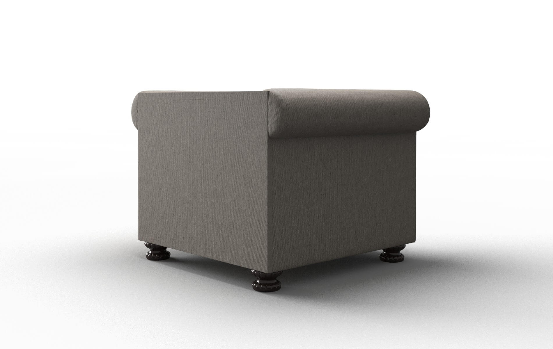 Athens Cosmo Taupe Chair espresso legs 5