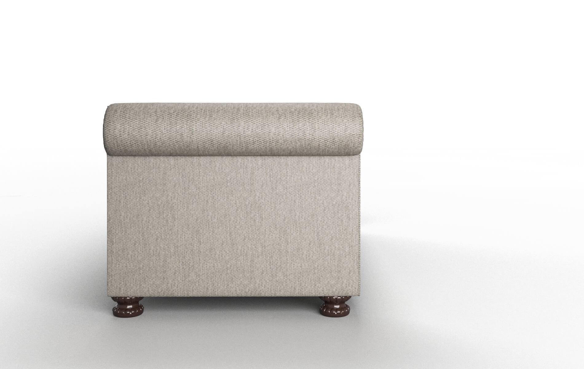 Athens Cosmo Taupe Sofa espresso legs 3