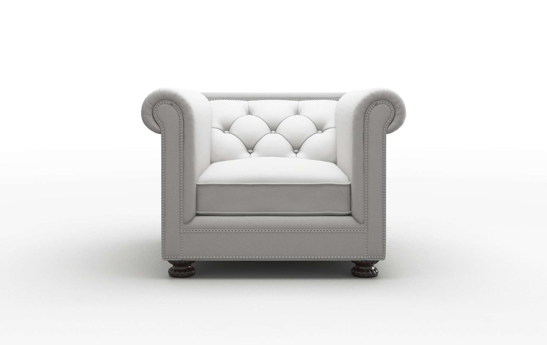 Athens Dawson Platinum Chair espresso legs 1