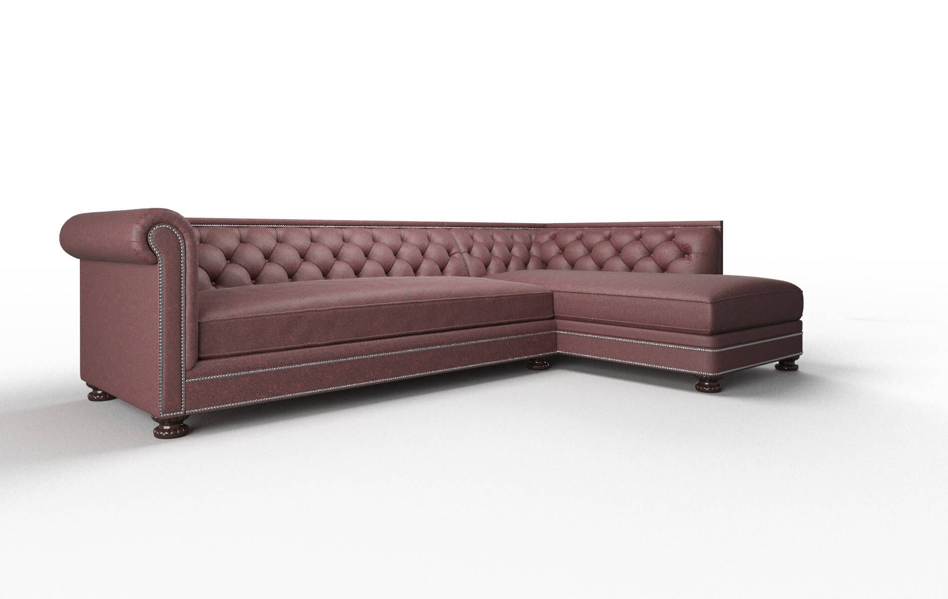 Athens Derby Berry Panel espresso legs 2