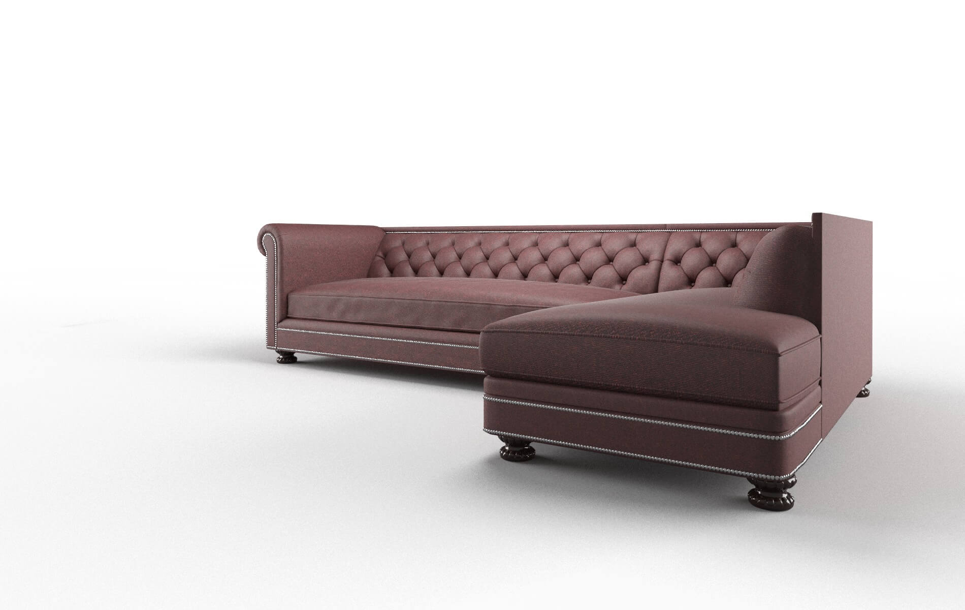 Athens Derby Berry Panel espresso legs 4