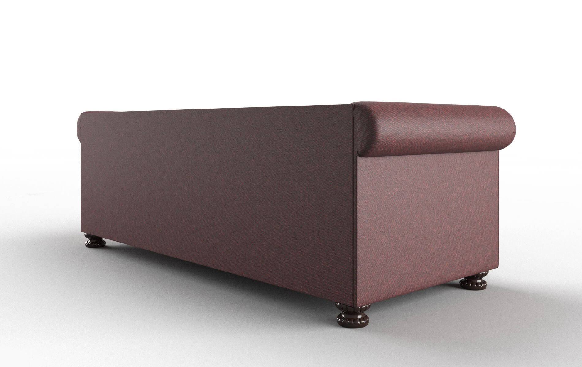 Athens Derby Berry Sofa espresso legs 5