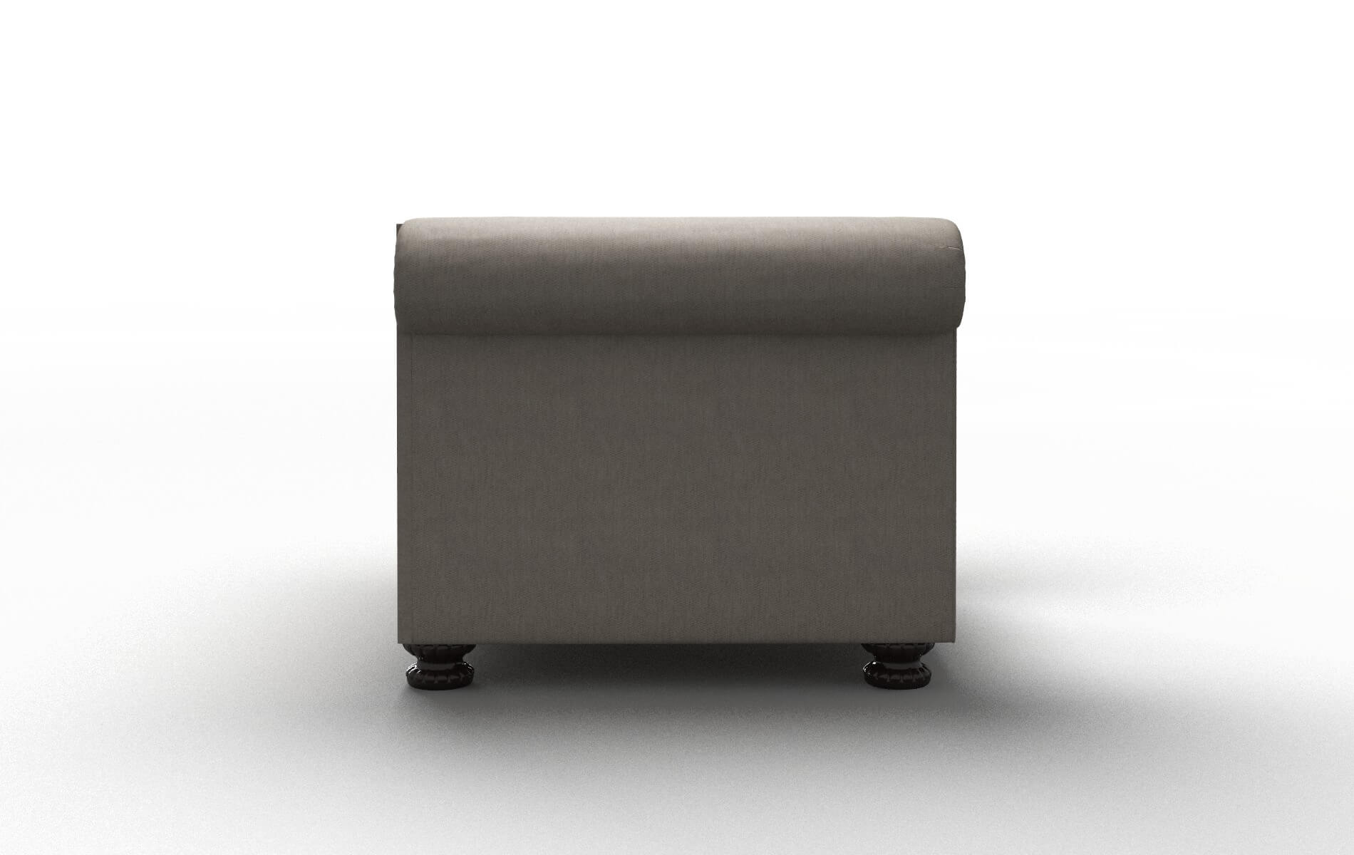 Athens Derby Linen Chair espresso legs 3