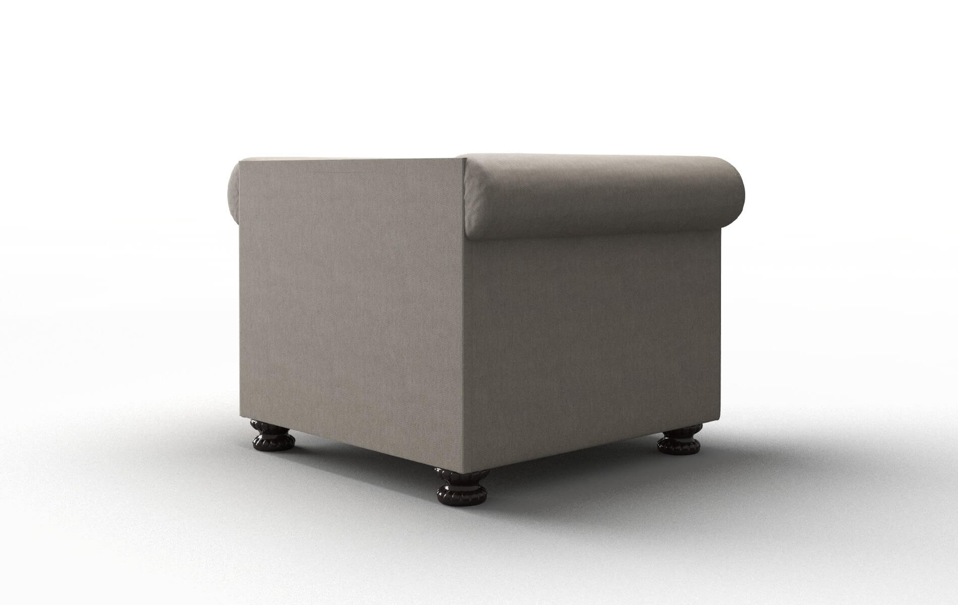 Athens Derby Linen Chair espresso legs 5