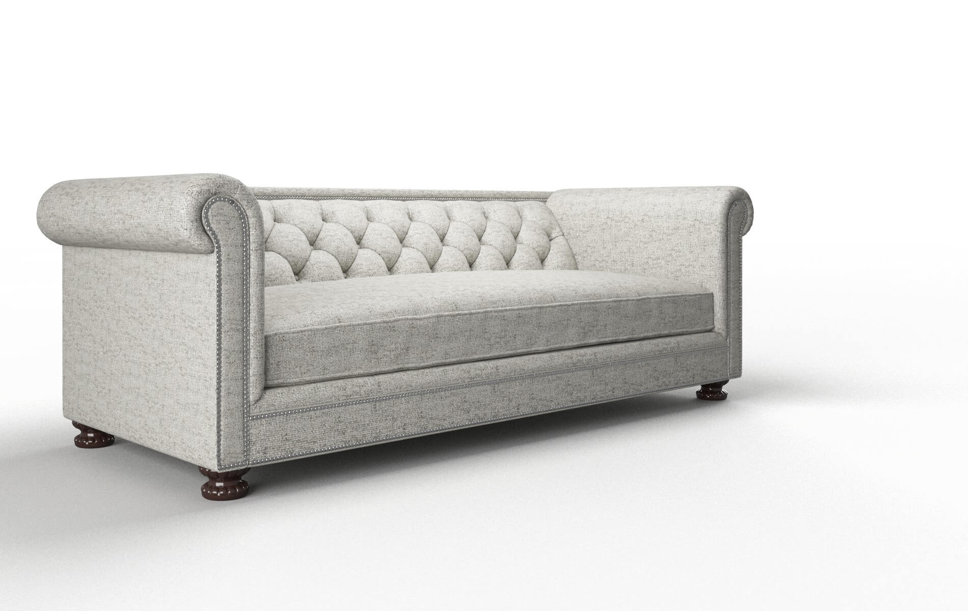 Athens Derby Silver Sofa espresso legs 2