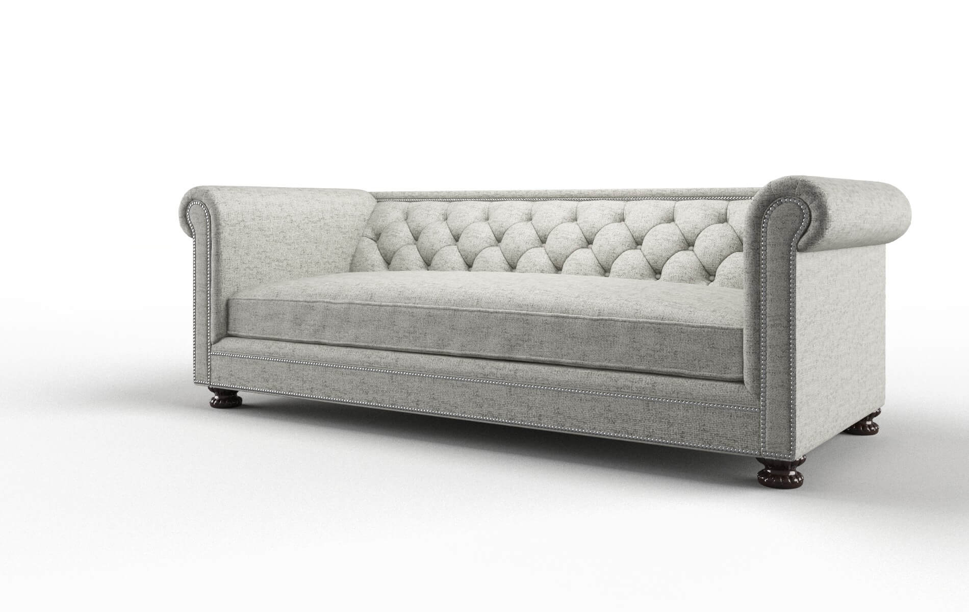 Athens Derby Silver Sofa espresso legs 4