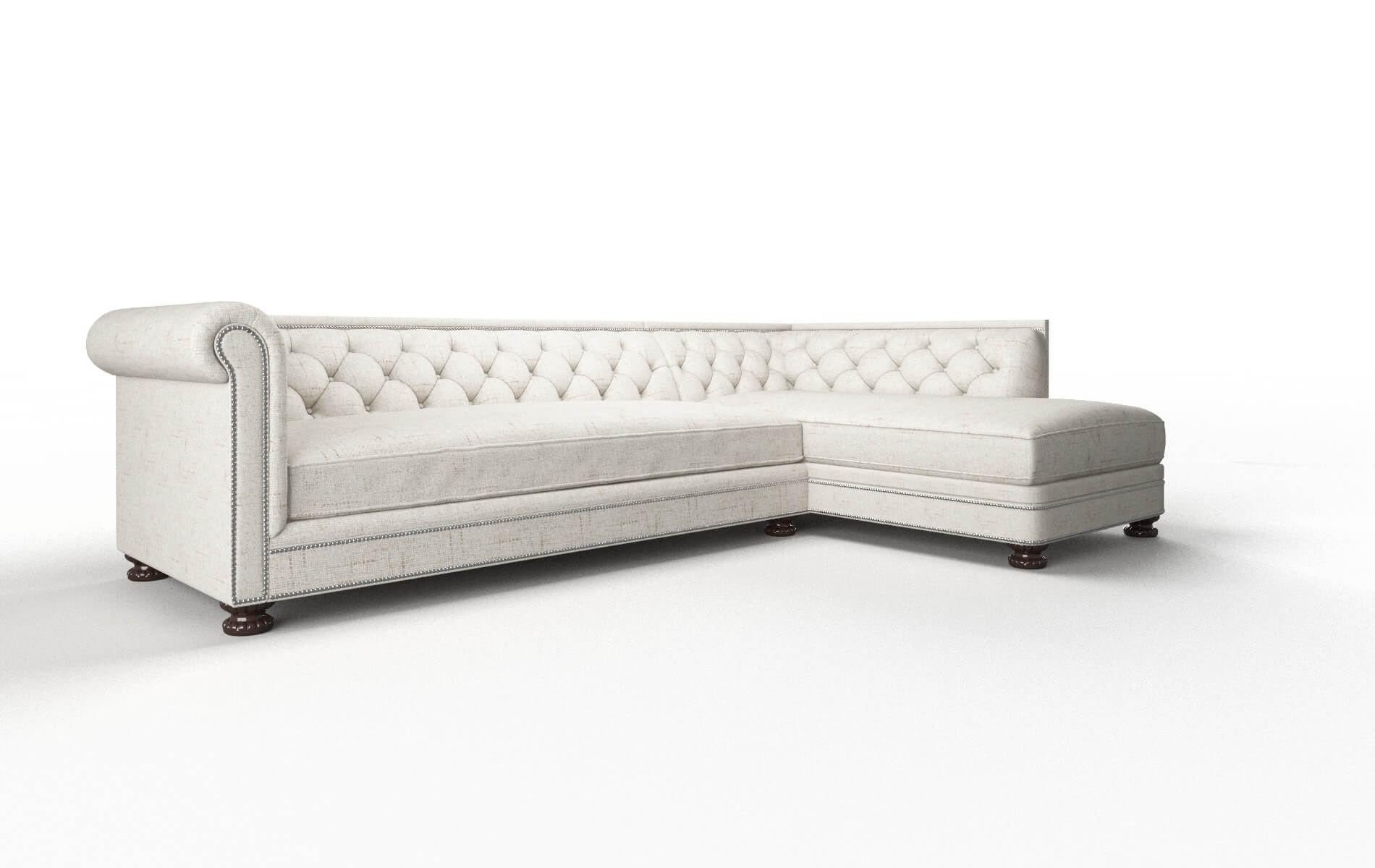 Athens Derby Taupe Panel espresso legs 2