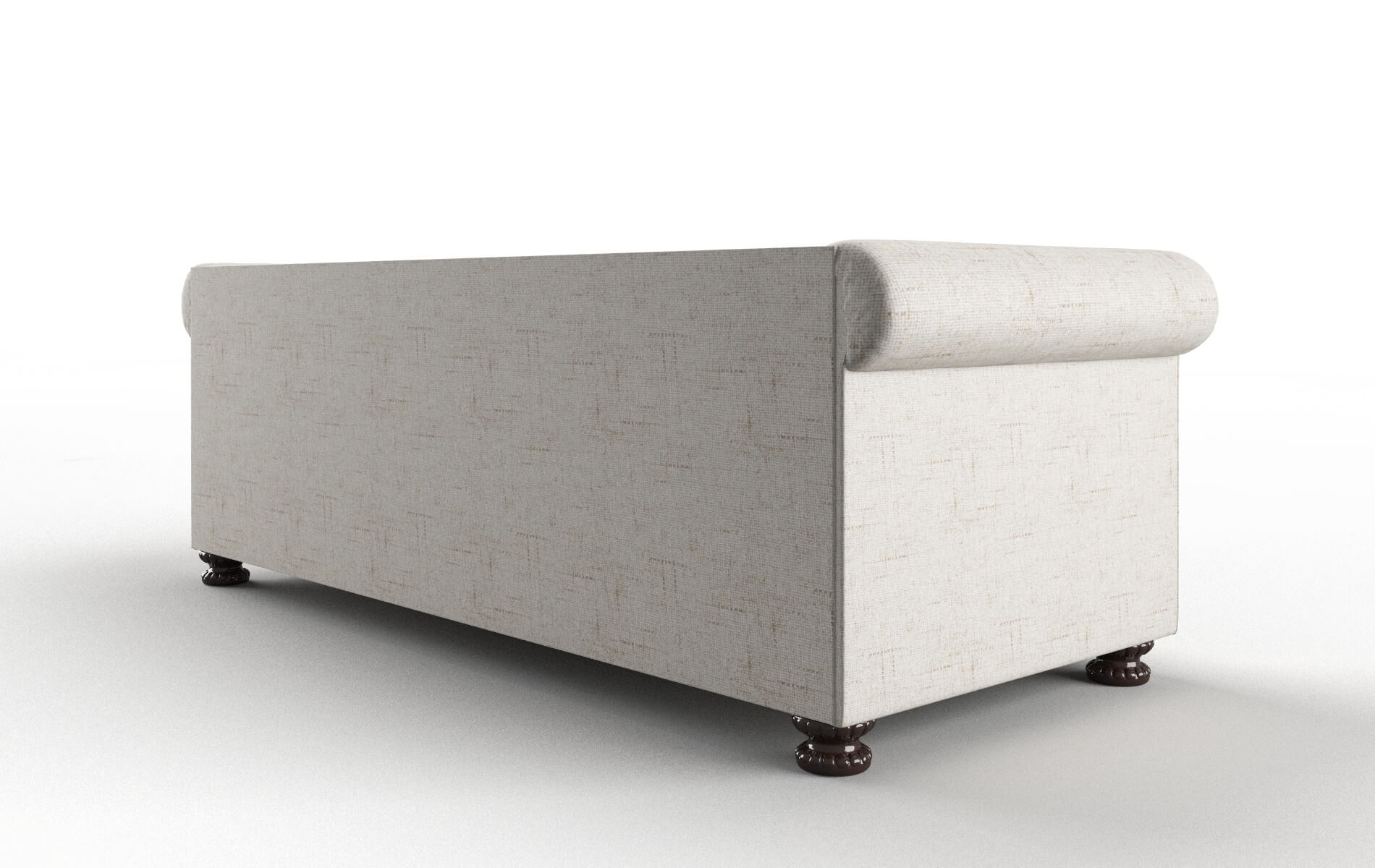 Athens Derby Taupe Sofa espresso legs 5