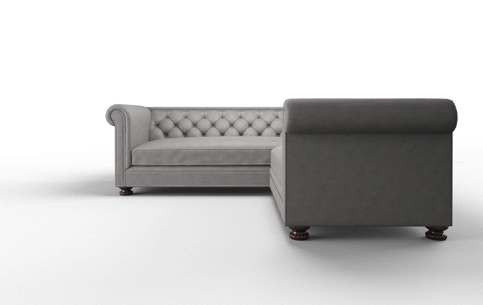 Athens Dream_d Charcoal Sectional espresso legs 5