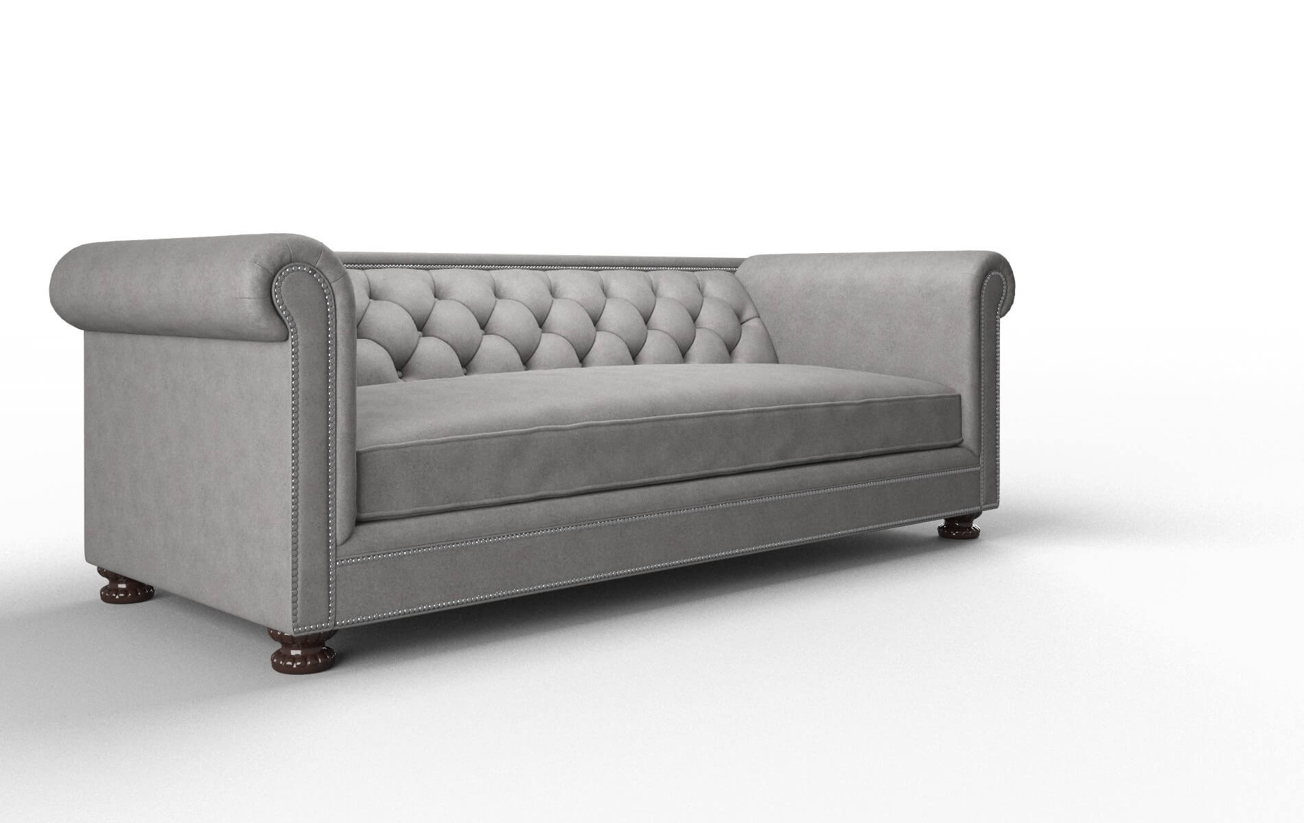 Athens Dream_d Charcoal Sofa espresso legs 2