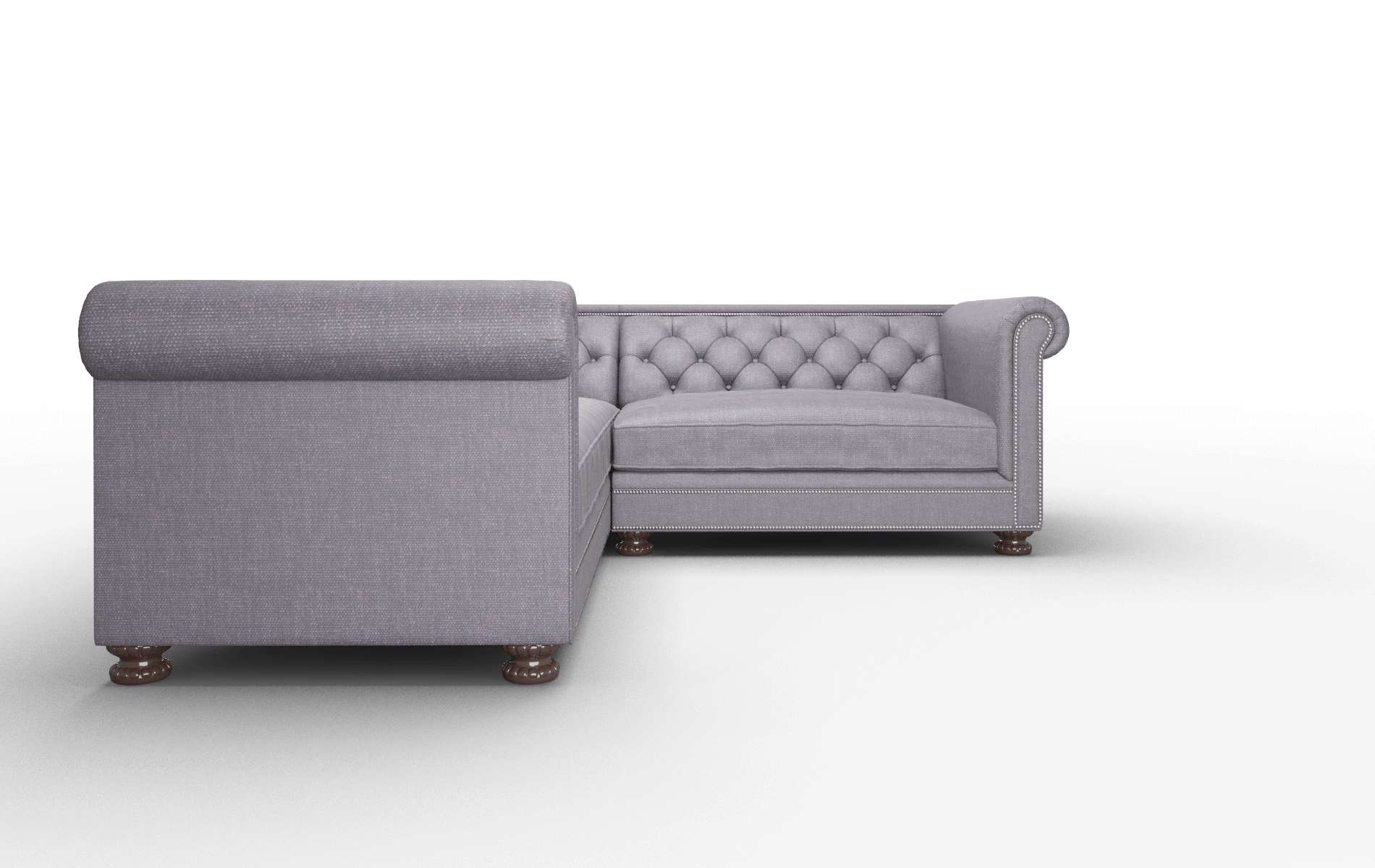 Athens Durham Ink Sectional espresso legs 2