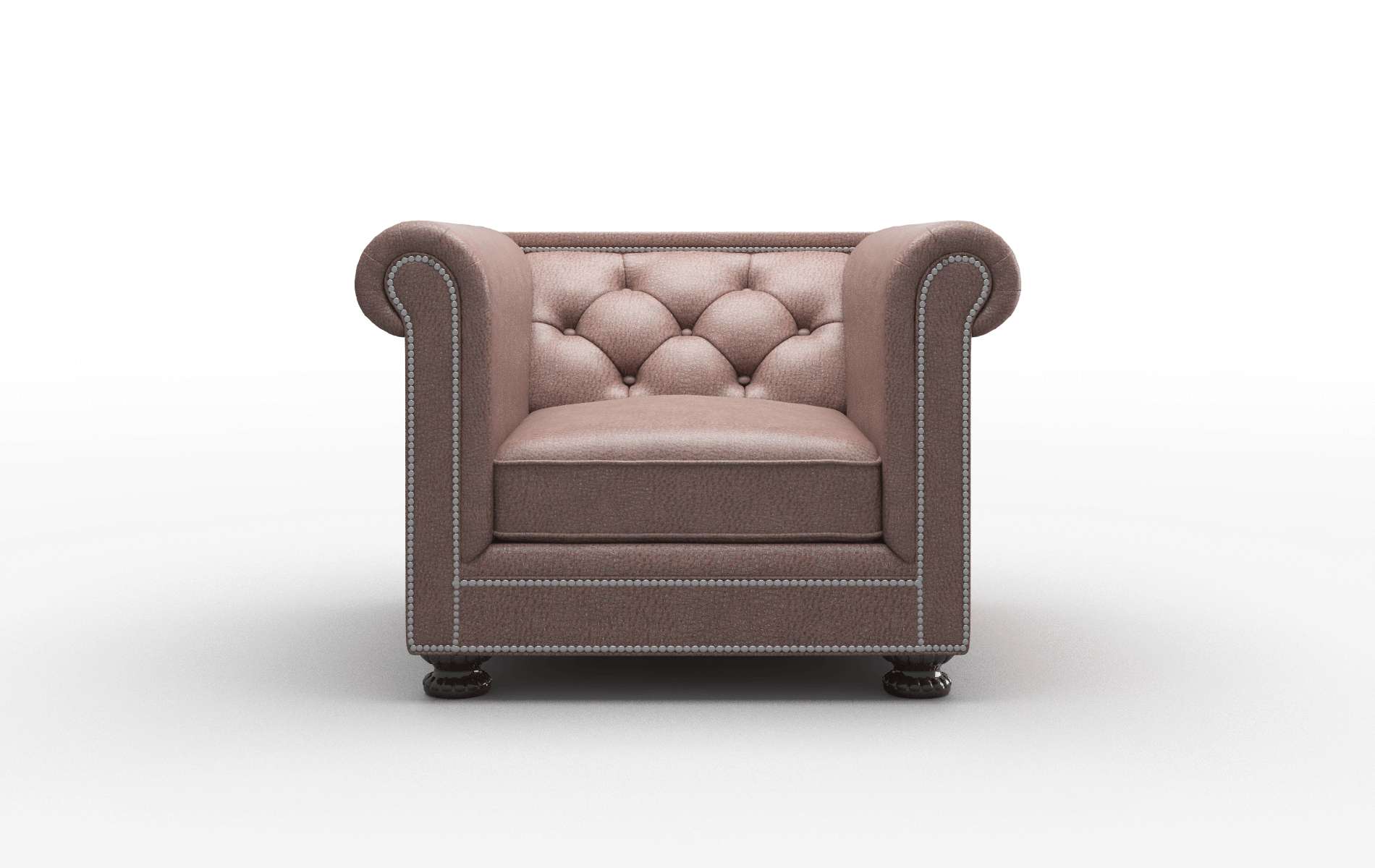 Athens Ford Brown Chair espresso legs 1