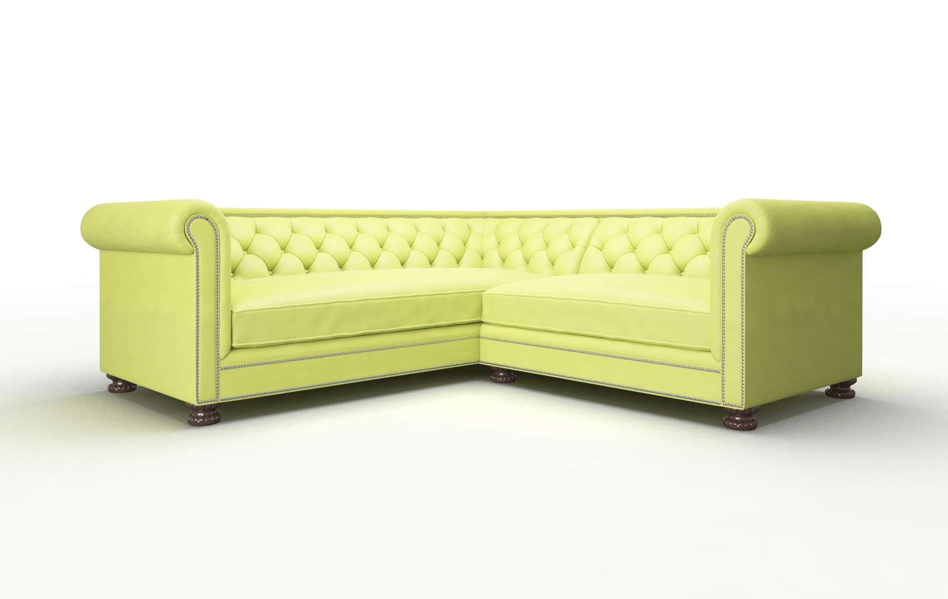 Athens Hathaway Apple Sectional espresso legs 1