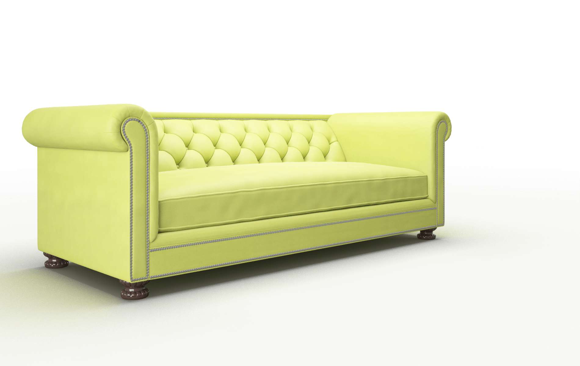 Athens Hathaway Apple Sofa espresso legs 2