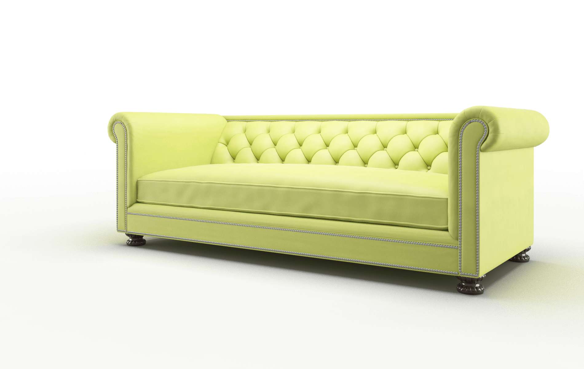 Athens Hathaway Apple Sofa espresso legs 4