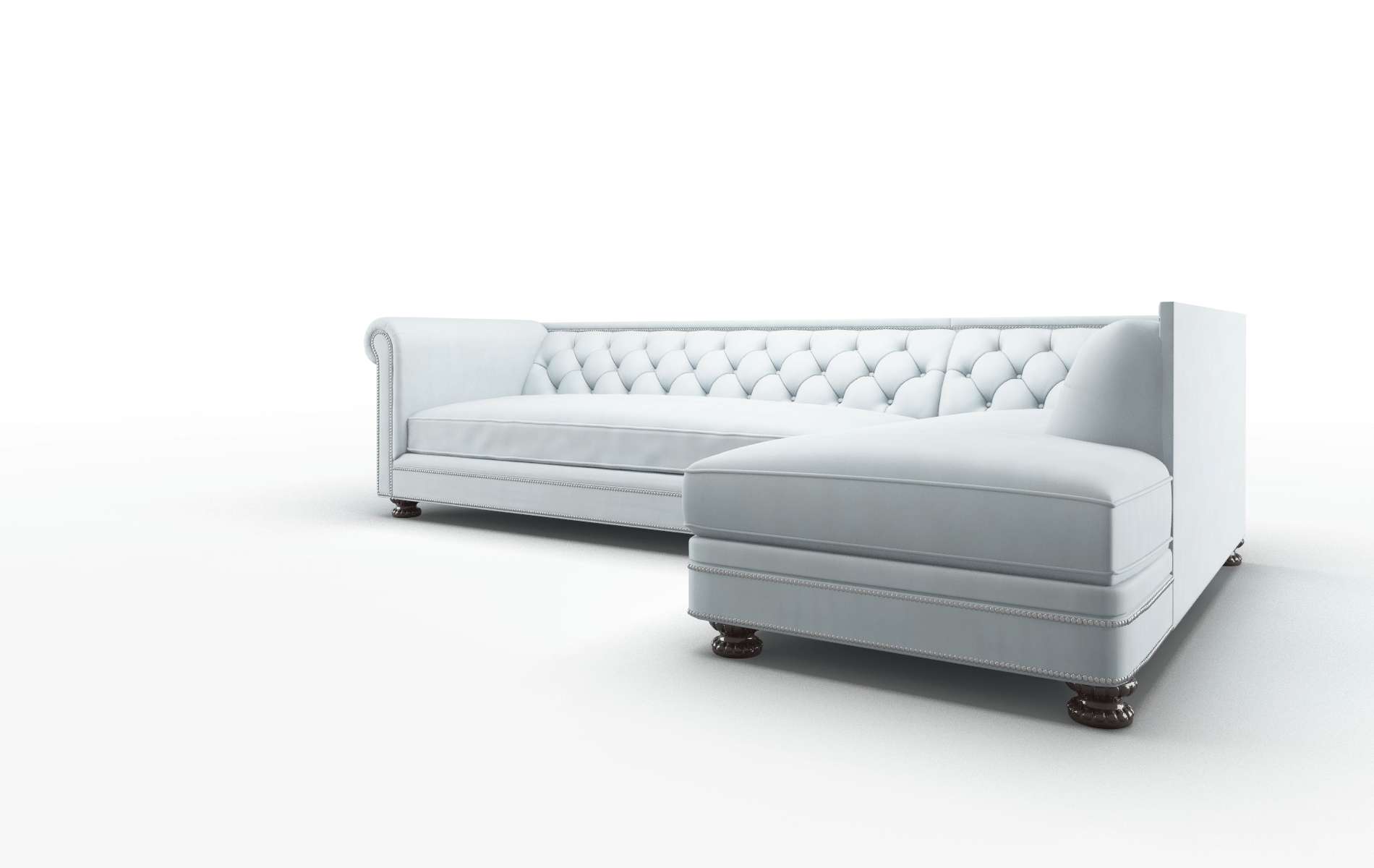 Athens Hathaway Aqua Panel espresso legs 4