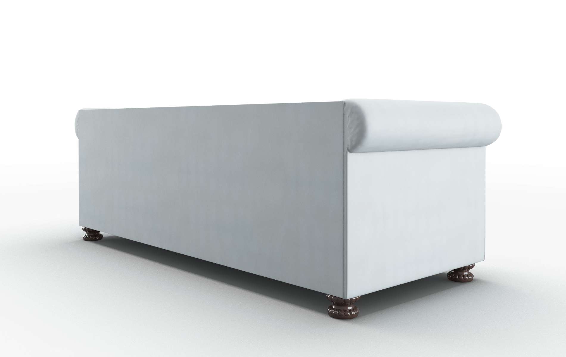 Athens Hathaway Aqua Sofa espresso legs 5