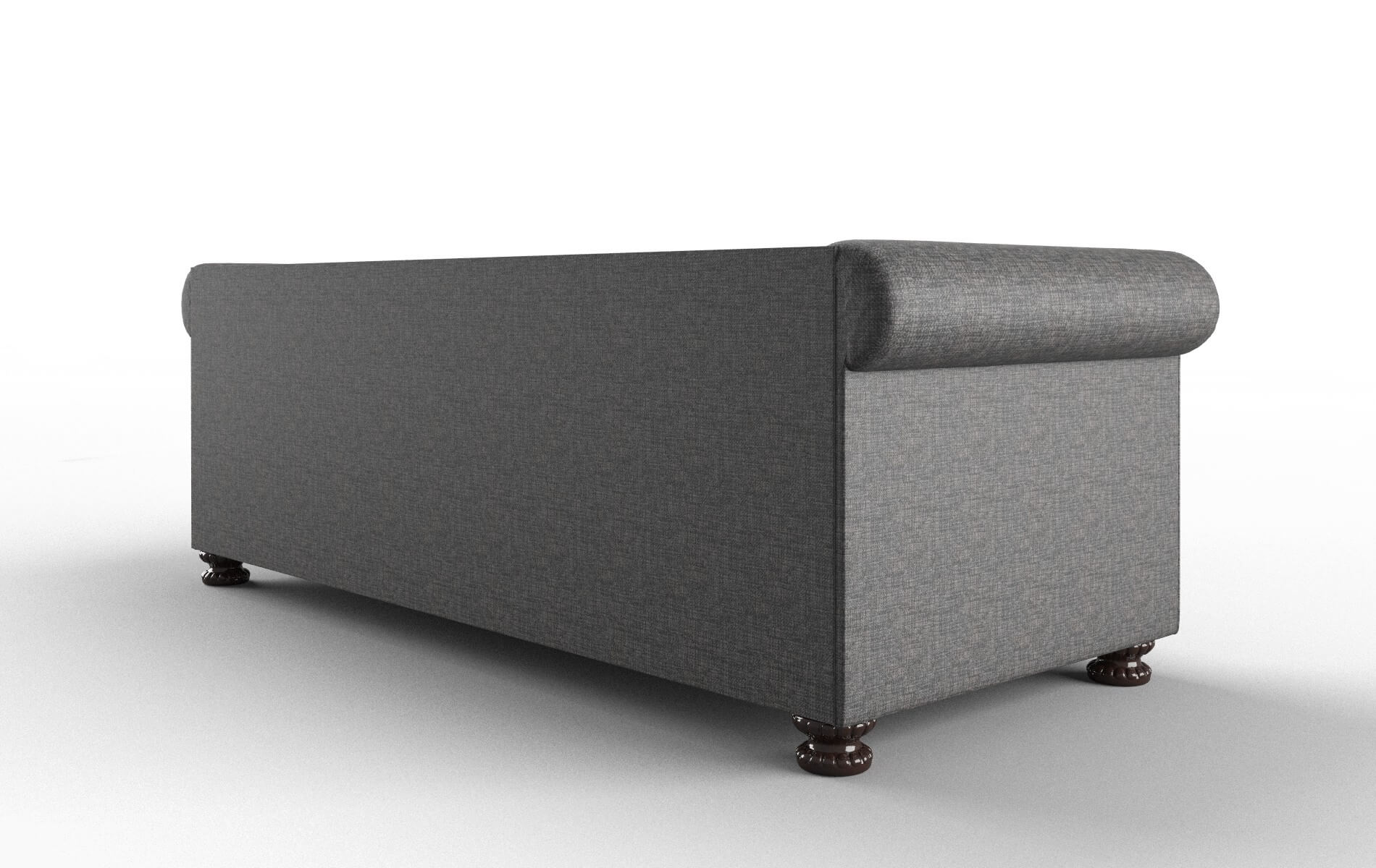 Athens Insight Charcoal Sofa espresso legs 5