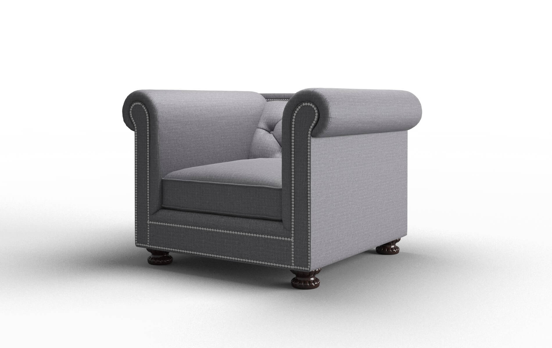 Athens Insight Denim Chair espresso legs 4