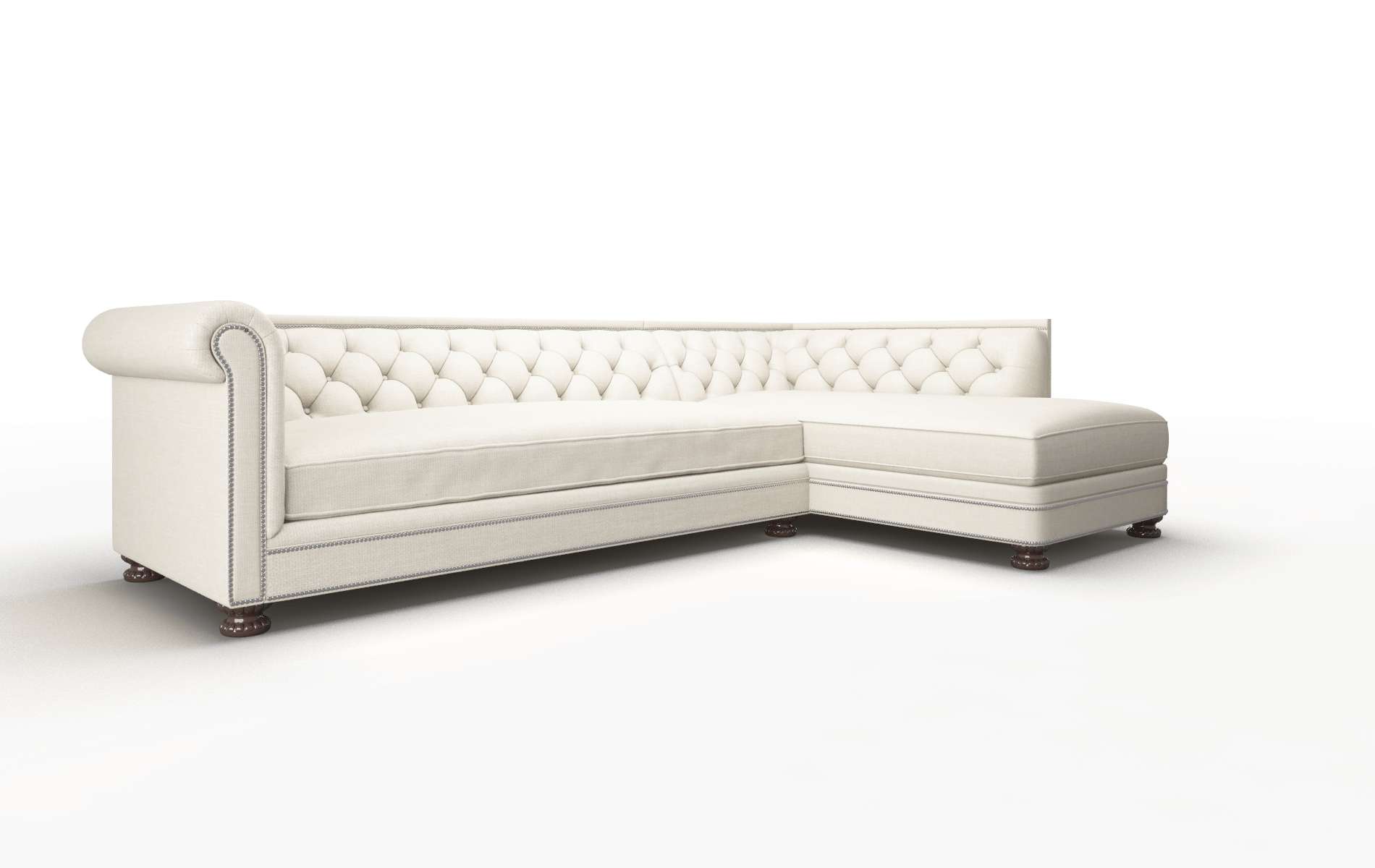 Athens Keylargo Almond Panel espresso legs 2