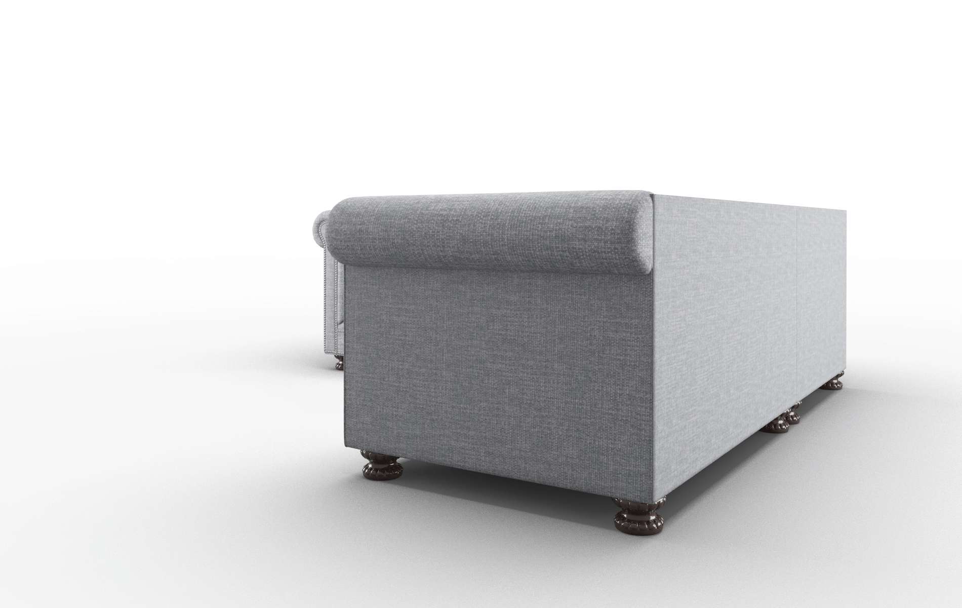Athens Keylargo Ash Sectional espresso legs 4