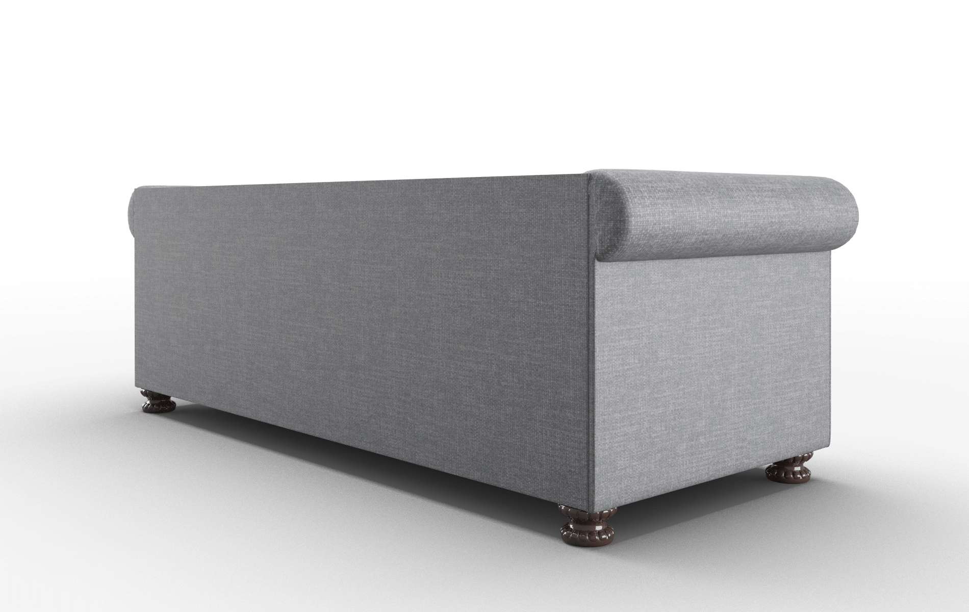 Athens Keylargo Graphite Sofa espresso legs 5