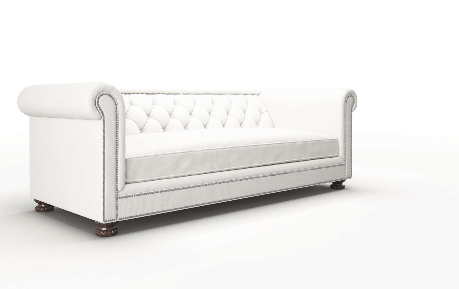 Athens Keylargo Oatmeal Sofa espresso legs 2