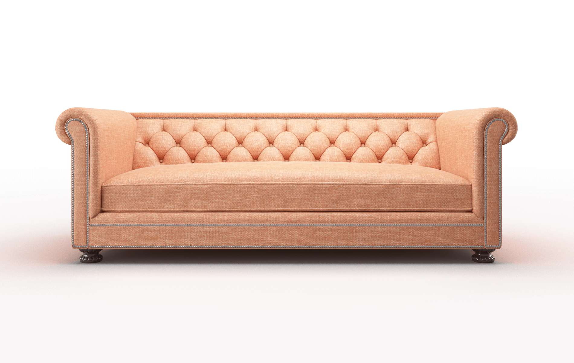 Athens Keylargo Terracotta Sofa espresso legs 1