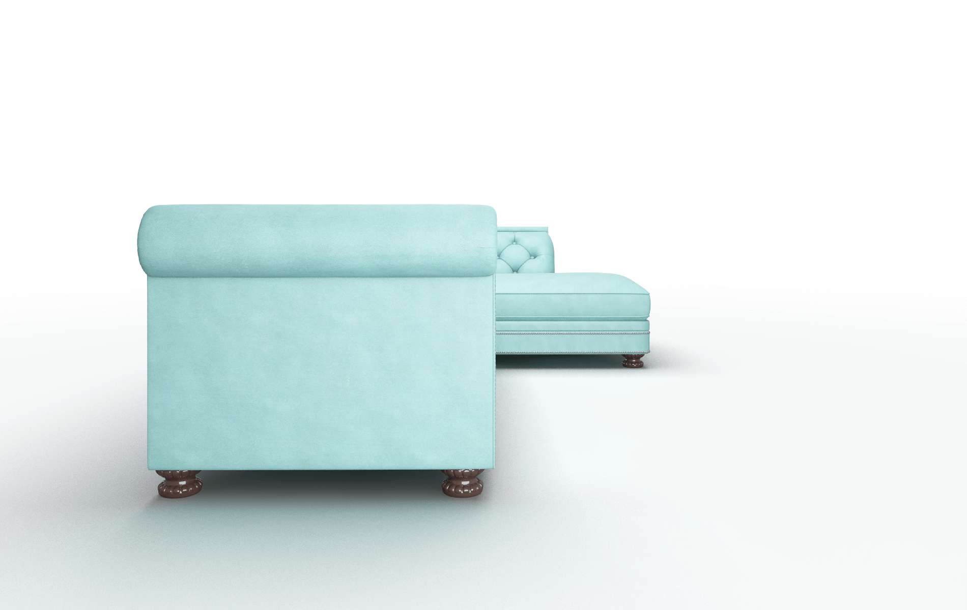 Athens Leslie Caribbean Panel espresso legs 3