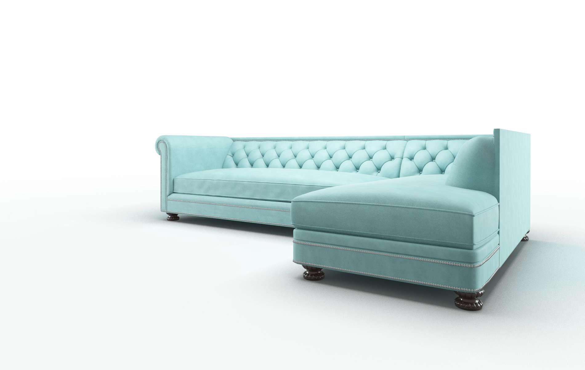 Athens Leslie Caribbean Panel espresso legs 4