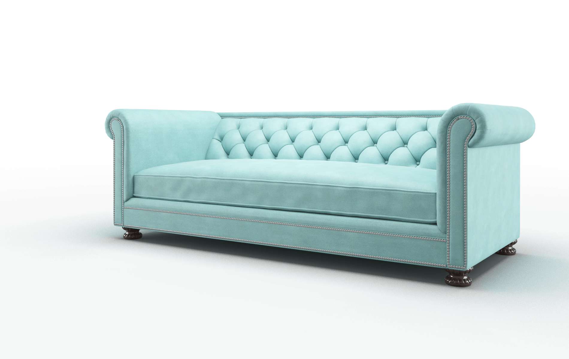 Athens Leslie Caribbean Sofa espresso legs 4