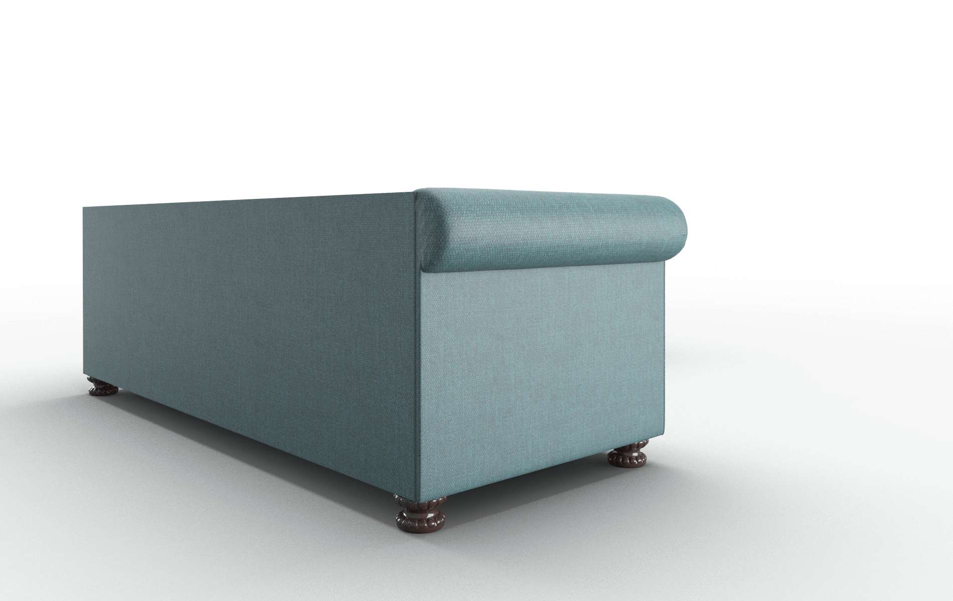Athens Leslie Peacock Sectional espresso legs 3