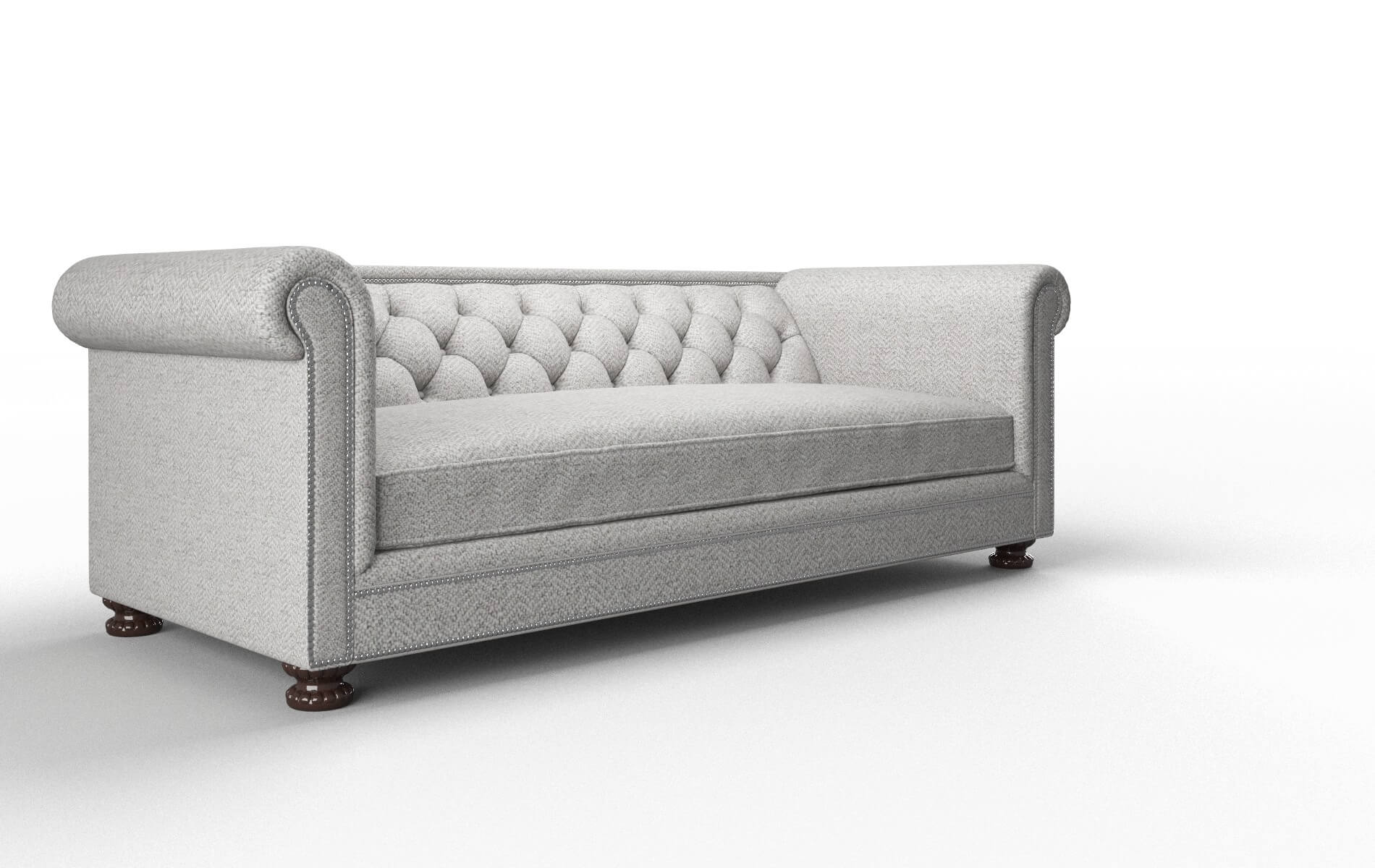 Athens Malibu Dove Sofa espresso legs 2