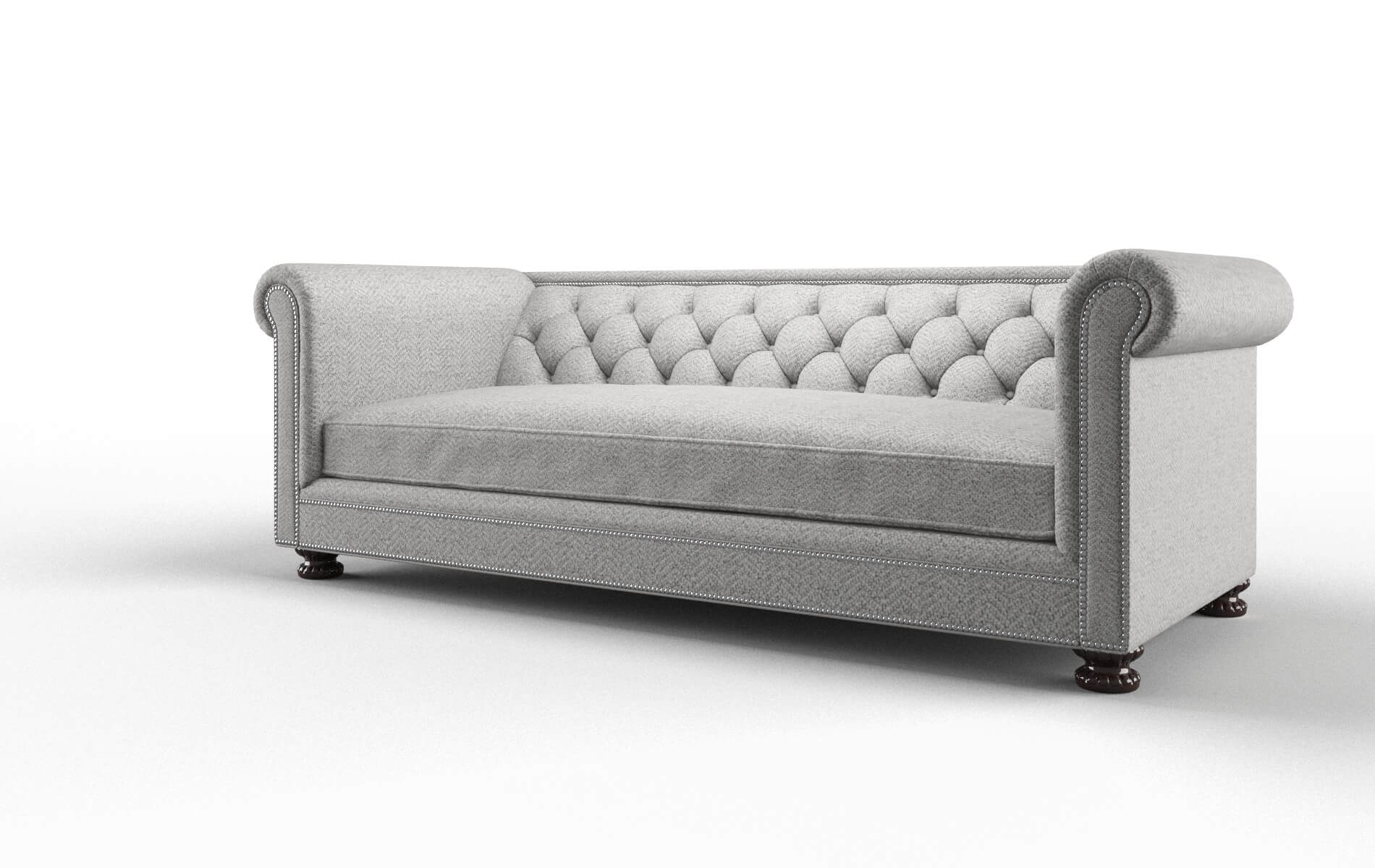 Athens Malibu Dove Sofa espresso legs 4