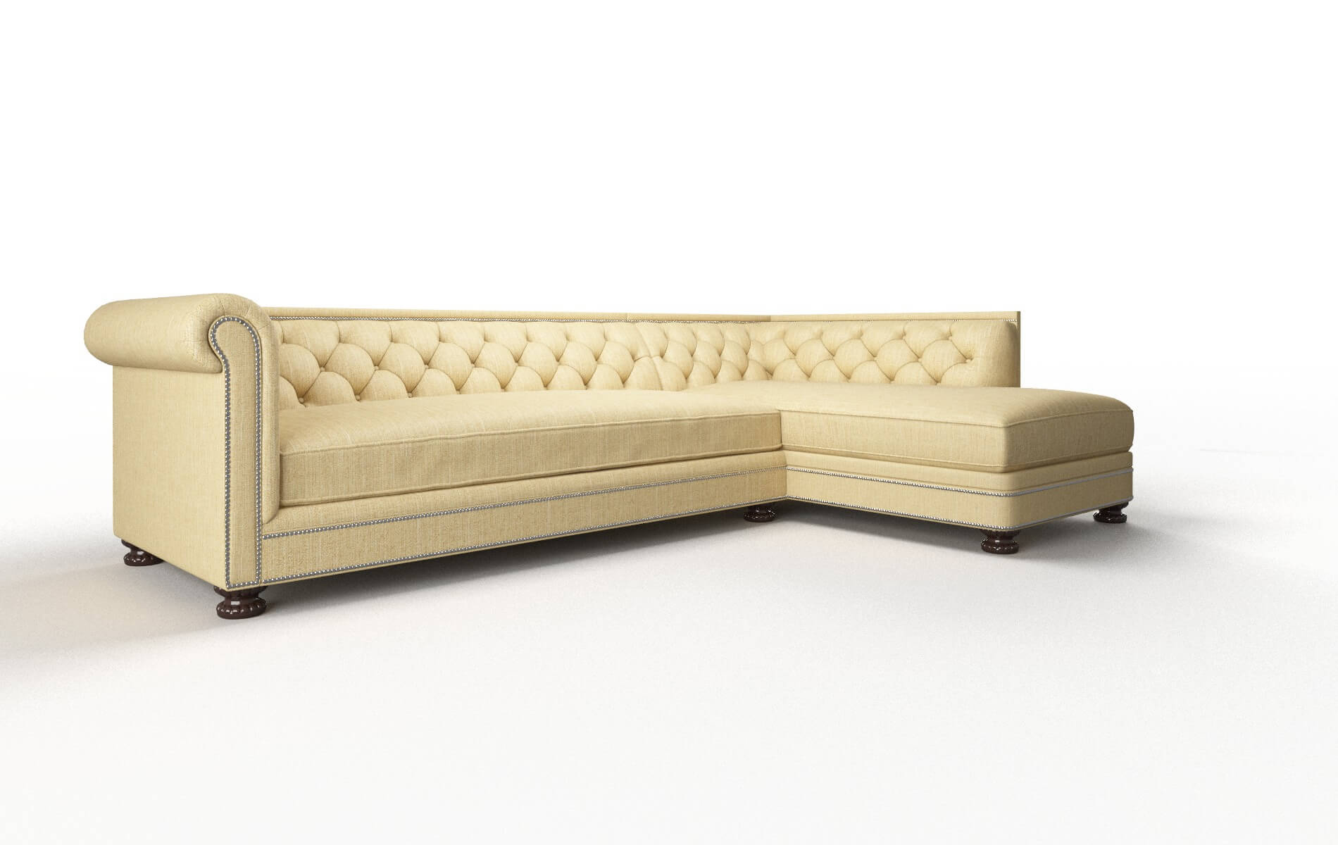 Athens Malibu Maize Panel espresso legs 2