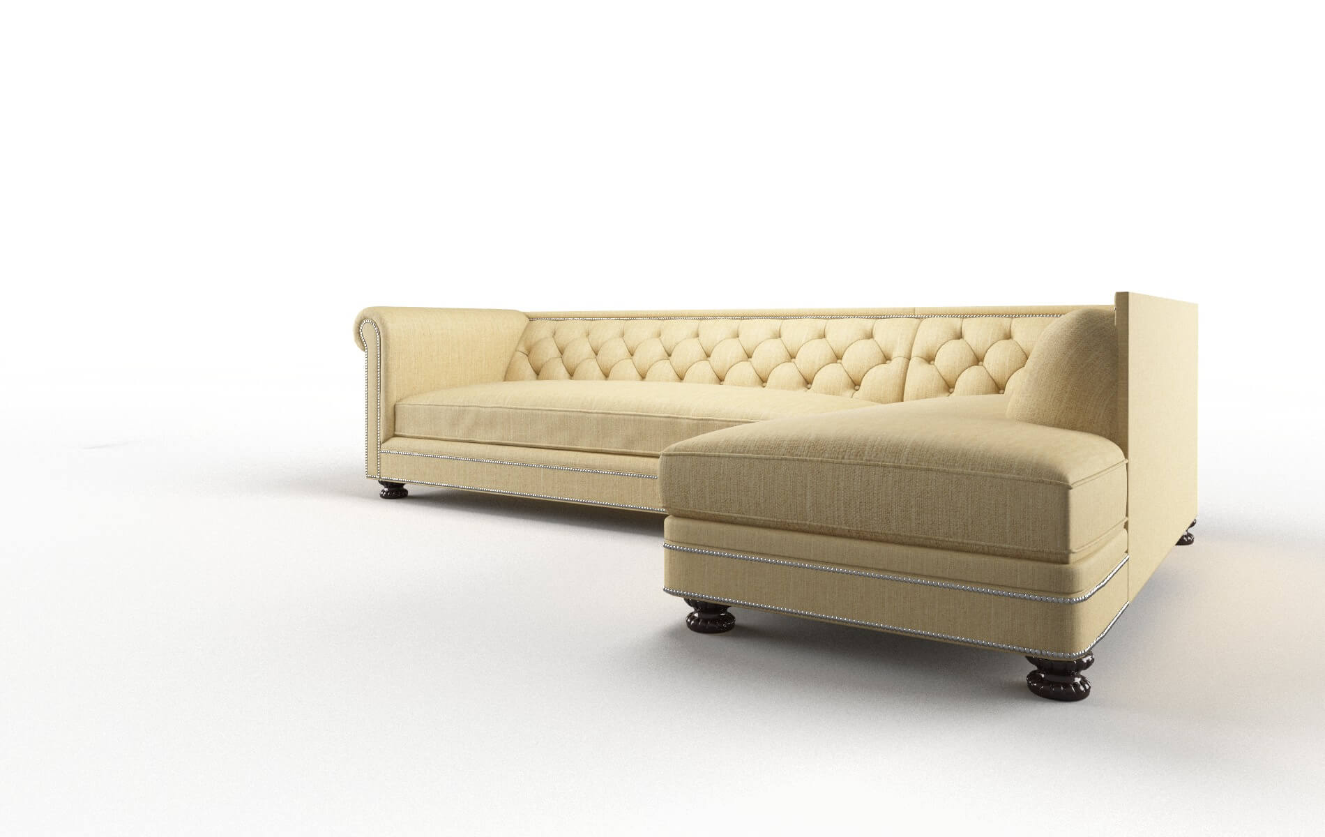 Athens Malibu Maize Panel espresso legs 4