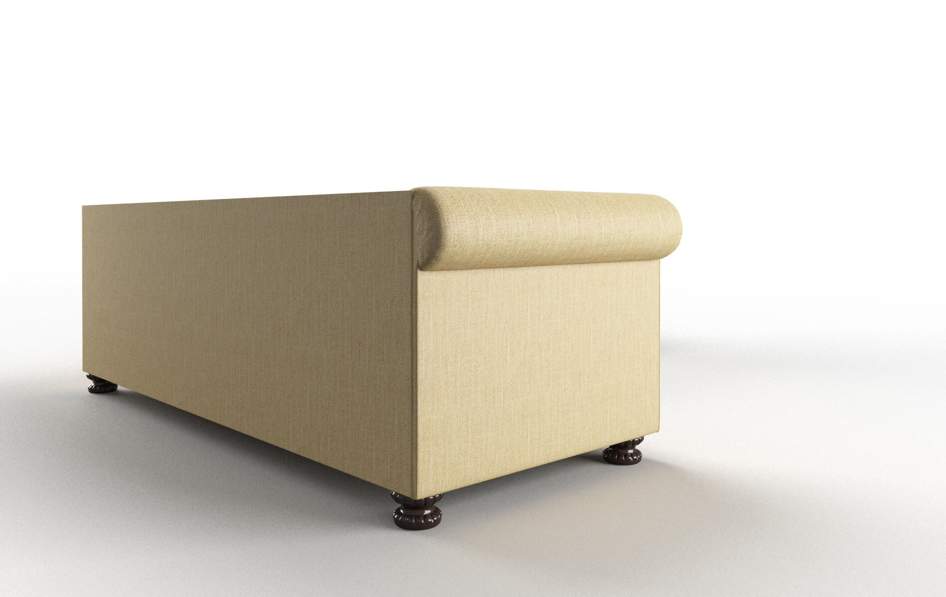 Athens Malibu Maize Sectional espresso legs 3