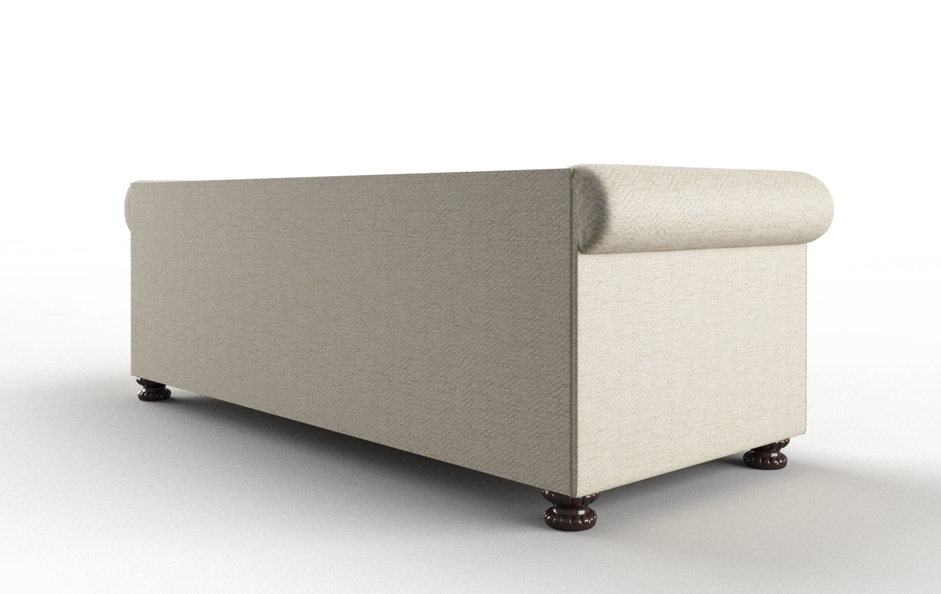 Athens Malibu Sand Sofa espresso legs 5