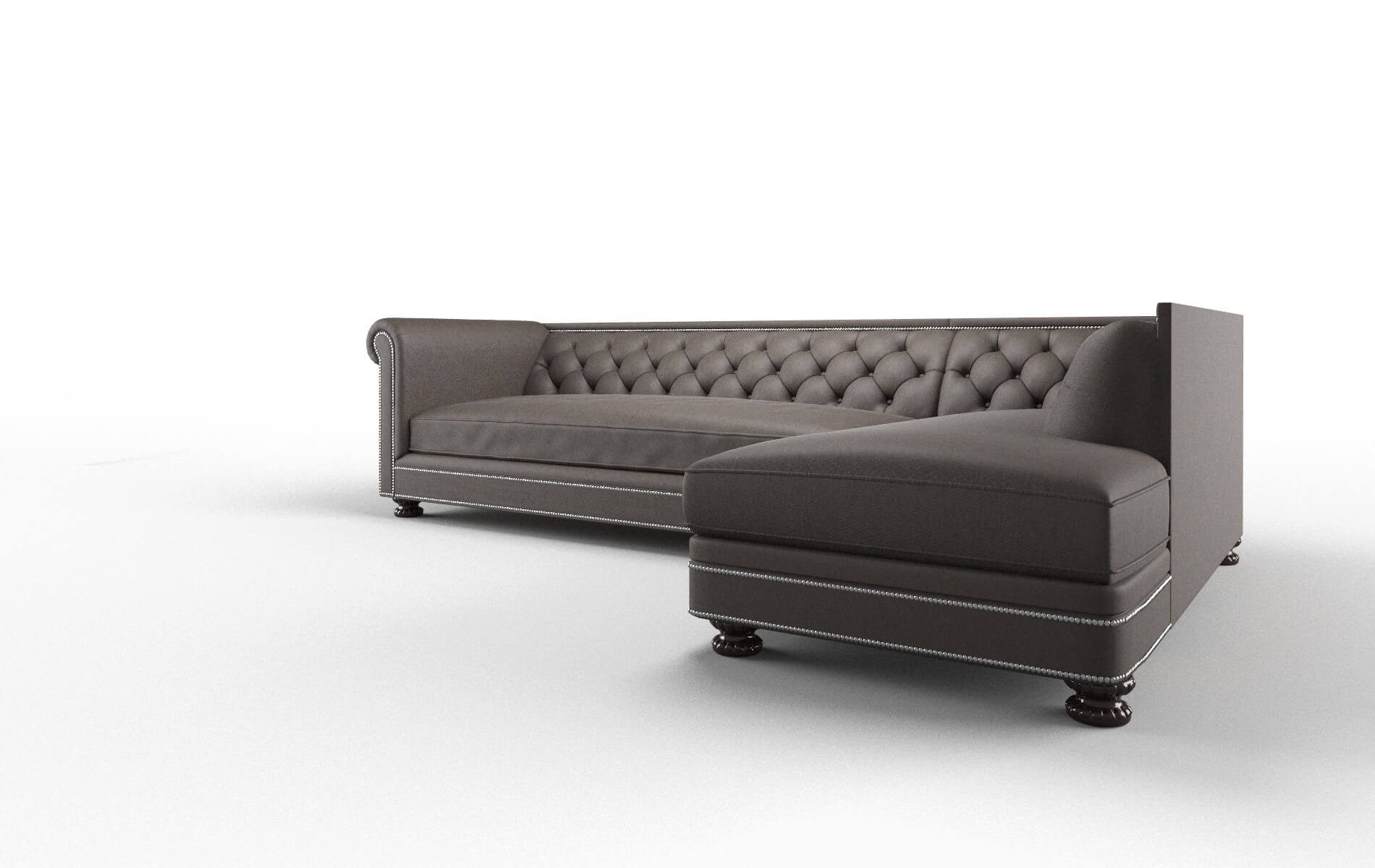 Athens Naples Graphite Panel espresso legs 4